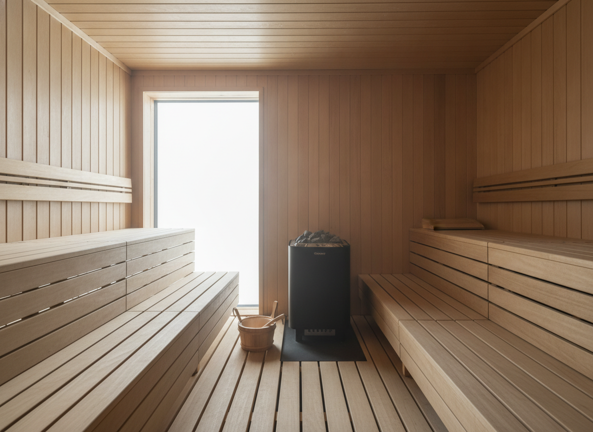 Hotel wellness and spa area — energy optimised end to end